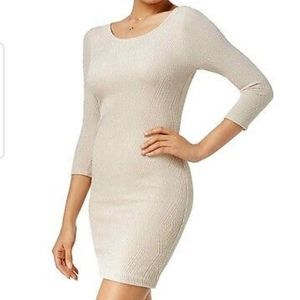 🆕️ TRIXXI | Metallic Open-Back Bodycon Dress